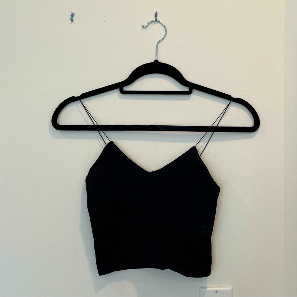 Nikibiki Black Crop Tank Top